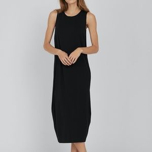 Cuyana Drape-Back Dress in Black XS
